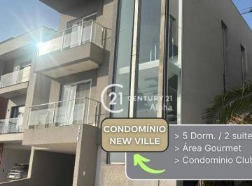 6951229892a34476434d7f8935416e94f8339818 · Casa com 5 dormitórios à venda, 252 m² por R$ 1.696.000,00 - New Ville - Santana de Parnaíba/SP