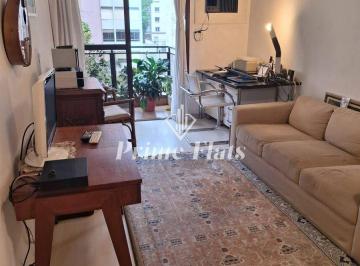 Apartamento · 42m² · 1 Quarto · 1 Vaga · Flat em Jardim Paulista, São Paulo/SP de 42m² 1 quartos para locação R$ 3.220,00/mes