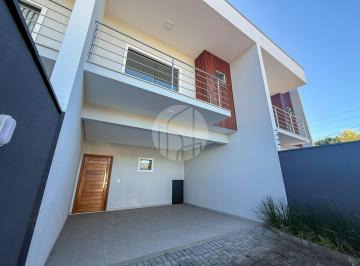 Casa · 133m² · 3 Quartos · 2 Vagas · Sobrado geminado amplo com 3 dormitórios e área gourmet – Iririú, Joinville
