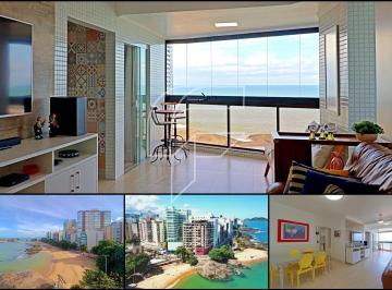 Foto 01 · Apartamento de 3 quartos à venda, varanda com vista panorâmica de frente para o mar na Praia das Cas