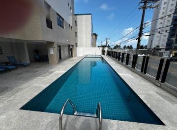 Apartamento de 2 quartos, Praia Grande · Vista mar com 2 Quartos (1 suite), 1 vaga e lazer completo - Mirim, Praia Grande