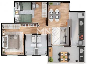 Apartamento · 60m² · 2 Quartos · 1 Vaga · Apartamento na planta, no Residencial Mayard, com 60m ²