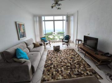 sala · Apartamento de 2 quartos frente mar porteira fechada - Embaré - Santos/SP