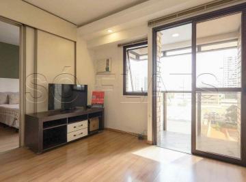 Apartamento · 37m² · 1 Quarto · 1 Vaga · Q.I, disponível para locação 37m², 1 dormitório e 1 vaga, bem localizado em Moema.