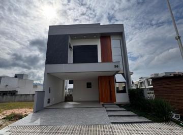 Casa · 165m² · 3 Quartos · 4 Vagas · Casa nova com 3 quartos e área gourmet no condomínio Brisas Parque - Deltaville, Biguaçu/SC