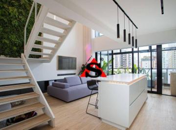 0c627503f548ae657633fc45eb9305ba4be1d8b6 · Apartamento Duplex com 1 dormitório à venda, 67 m² por R$ 1.350.000 - Metrô Campo Belo - São Paulo/S