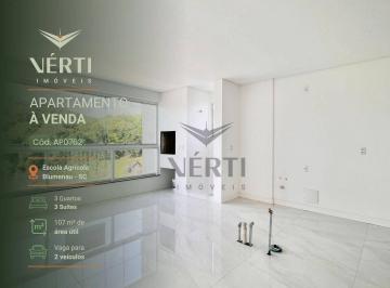 51b71dfa8e6cbe1c7a7cdfcac0eb6bb1083c2bc3 · Apartamento com 3 suítes à venda, 107 m² - Escola Agrícola - Blumenau/SC