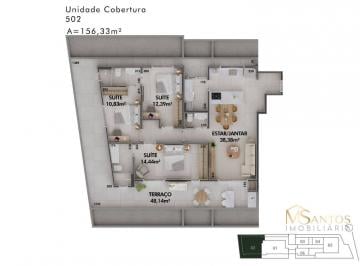 8c849f03ea6507ea2d1703bbb504413854ddd2cc · Cobertura à venda, 156 m² por R$ 2.626.344,00 - Cacupé - Florianópolis/SC