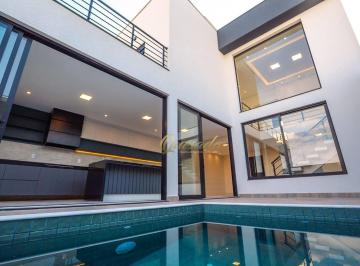 daec3ce61de2fdb32875e9ab638e3c58b43ee17b · Sobrado novo, à venda, 3 quartos, 1 suíte, piscina, escritório, Condomínio Gran Reserve, Indaiatuba.
