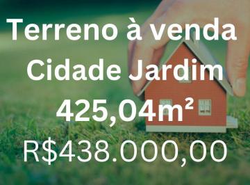 Terreno · 425m² · Terreno à venda no Bairro Cidade Jardim - Uberlândia/MG