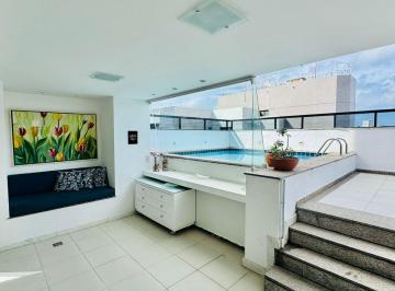 Apartamento de 5 quartos, Salvador · Espetacular COBERTURA LOT AQUARIUS 4/4 2 suítes 214m² lavabo 4vgs 