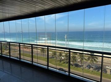 Foto 01 · Magnífico Apartamento à Venda na Praia da Barra da Tijuca Frontal Mar Condomínio Golden Green de 430