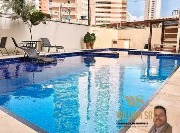 Apartamento · 70m² · 3 Quartos · 2 Vagas · Condomínio Praia Nova - Apartamento 3 suítes 2 vagas 70 metros academia, piscina próximo ao shopp