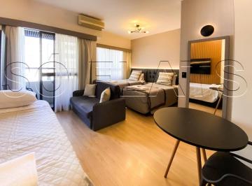 Apartamento · 30m² · 1 Quarto · 1 Vaga · Flat disponível para locação nos Jardins, muito bem localizado próximo da Avenida Paulista.