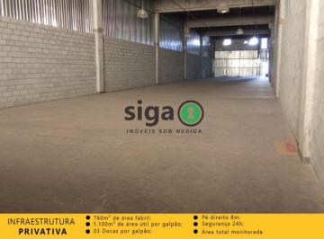 Comercial · 1100m² · 2 Vagas · Galpão de 1.100 m² no Parque São Domingues Para alugar