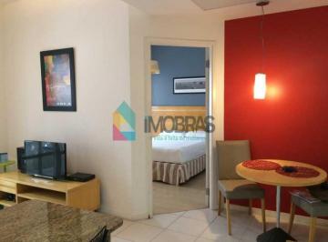 Apartamento · 45m² · 1 Quarto · Posto 4 Maravilhoso Flat Reformado Varanda Porteira Fechada