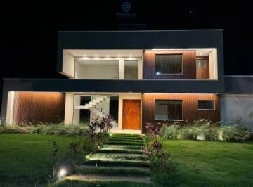 Casa · 340m² · 5 Quartos · 3 Vagas · Casa sobrado no condominio aguas da serra- Hidrolandia-GO