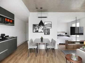Apartamento · 63m² · 1 Quarto · 1 Vaga · STUDIO GEO BERRINI MOBILIADO