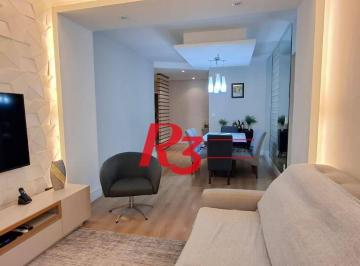 40da7e3a56e32e002c1a7c89542744af45f6a7ee · Apartamento com 2 dormitórios à venda, 104 m² por R$ 692.000,00 - Marapé - Santos/SP