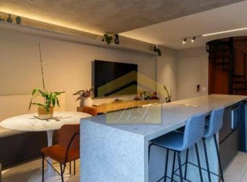 ba401bc95801004c30765e7f8a352df55b4532a0 · Apartamento Duplex com 2 dormitórios à venda, 58 m² por R$ 899.000,00 - Moema - São Paulo/SP