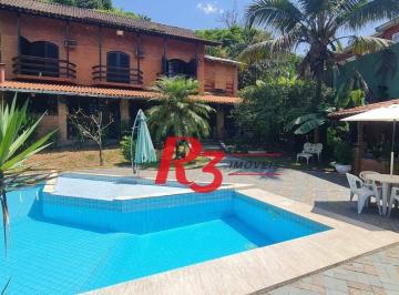 93e18fdeeafd27ef14362303c50904b11759fe61 · Casa com 4 dormitórios à venda, 360 m² por R$ 2.250.000,00 - Morro de Nova Cintra - Santos/SP