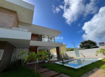 Casa · 250m² · 5 Quartos · 4 Vagas · Luxuosa casa em condomínio à venda em Guarajuba, Camaçari-BA: 5 quartos, 5 suítes, 1 sala, 6 banheir
