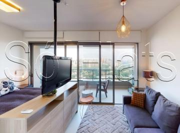 Apartamento · 45m² · 1 Quarto · 1 Vaga · Flat de alto padrão com 45m² no bairro de Pinheiros ao lado do Shopping Iguatemi. Luxo extremo!