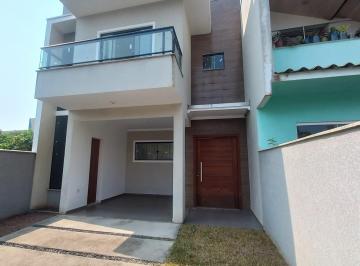 Casa · 118m² · 3 Quartos · 2 Vagas · Sobrado Novo à Venda, Piscina, Churrasqueira, 300m do Mar, Cambijú, Itapoá - SC