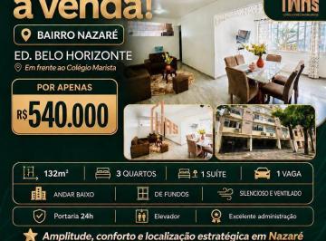dk1e5s2ywjizwy5y2e1ntc2_md · ED. Belo Horizonte apartamento à venda na Nazaré com 132m², 3 Quartos(1 Suíte)