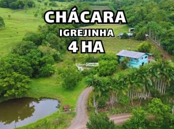 Rural · 4ha · 3 Quartos · CHÁCARA COM VINÍCULA RICHO 4 AÇUDES VERTENTE EM IGREJINHA RS | R$ 880 MIL