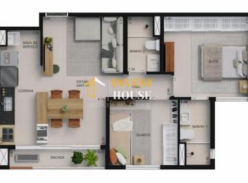 Apartamento · 59m² · 2 Quartos · 1 Vaga · Lançamento! Apartamento 2/4 1 suíte com móveis planejados no Wish Park Jundiaí, Anápolis/GO
