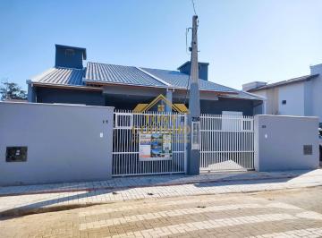 Casa · 99m² · 3 Quartos · 2 Vagas · LINDÍSSIMA CASA GEMINADA PRÓXIMO DA PRAIA A VENDA - BAIRRO ITACOLOMI EM BALNEÁRIO PIÇARRAS SC, COM A