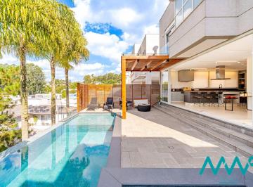 Casa · 485m² · 4 Quartos · 6 Vagas · Casa no Cond. Villa Solaia Alphaville - Linda e Moderna - Vista para Mata!