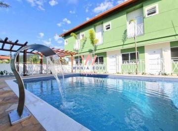 Casa · 97m² · 2 Quartos · 1 Vaga · Sobrado a 450m da Praia, com 2 dormitórios à venda, 97m² por R$495.000 - Capricórnio III - Caraguata