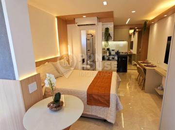 Apartamento · 25m² · 1 Quarto · Studio mobiliado à venda no bairro Campo Belo, com sacada envidraçada