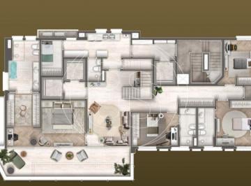 Apartamento · 559m² · 4 Quartos · 6 Vagas · APARTAMENTO PARA VENDA COM SUÍTE E VAGAS DE GARAGEM NA VILA NOVA CONCEIÇÃO