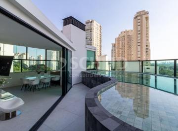Apartamento · 476m² · 5 Quartos · 5 Vagas · CAMPO BELO Exclusiva Cobertura Duplex com Piscina, Cinema e 4 Suítes