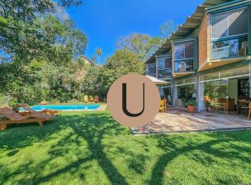 7328720ad349689efcf908bc71b8db55b92e1940 · Linda Casa à Venda no Jardim Guedala – Rua Fechada e Tranquila | 4 Dormitórios | Piscina | Jardim co
