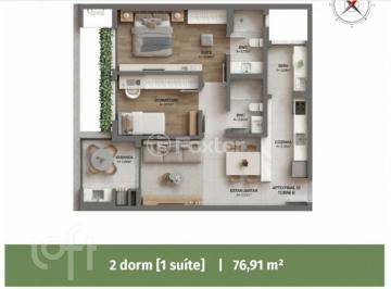 cc03aa54 · Apartamento, 2 dormitórios, 76.9 m², em Cacupé