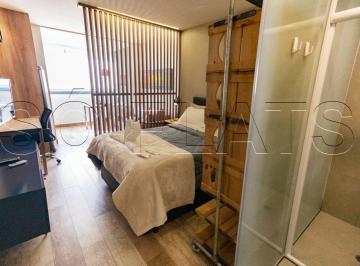 Apartamento · 30m² · 1 Quarto · 1 Vaga · Flat totalmente mobiliado e muito próximo do Shopping Vila Olimpia. Com entrada imediata.