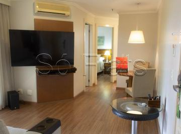 Apartamento · 52m² · 2 Quartos · 1 Vaga · Flat disponível locação na Vila Olímpia com 2 dormitórios próximo da Av Bandeirantes