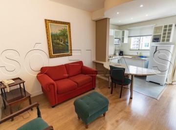 Apartamento · 33m² · 1 Quarto · 1 Vaga · Flat  disponível locação próximo da Avenida das Nações Unidas.