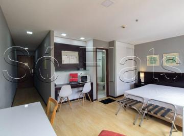 Apartamento · 25m² · 1 Quarto · 1 Vaga · Flat disponível para locação na Vl. Olímpia, próximo a Avenida Faria Lima.