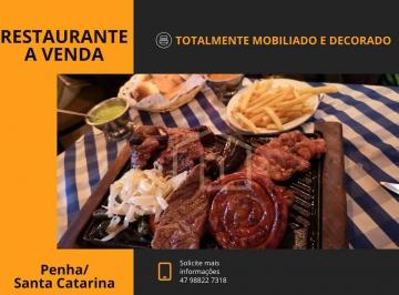 37af3f5ac18689691e34a9bb96190d1d577bbd69 · Restaurante montado à venda, 200 m² por R$ 600.000 - Centro - Penha/SC