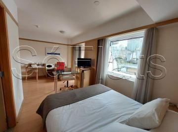Apartamento · 28m² · 1 Quarto · 1 Vaga · Flat prox a Rua da Consolação, Av. Paulista e acesso aos Metros da Linha verde e linha amarela