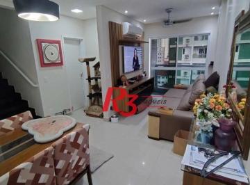 27693975be195aa83d2fd41a78ade6cca44b76bc · Cobertura com 2 dormitórios à venda, 114 m² por R$ 899.000,00 - Marapé - Santos/SP