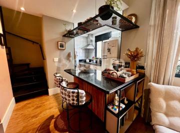 Apartamento · 49m² · 1 Quarto · 2 Vagas · Apartamento duplex mobiliado com suíte e lazer em Pinheiros