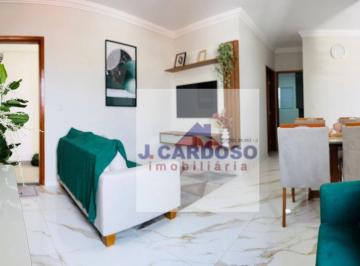 Sala e sala de jantar integradas · Edifício Canaã II – Apartamento à venda com acabamento de primeira, próximo à Av. São Paulo - Soroca