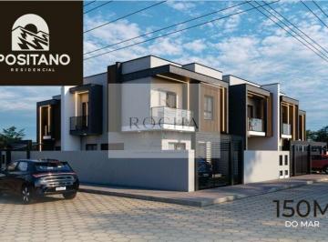 Casa · 122m² · 2 Quartos · 3 Vagas · Sobrado Geminado de Esquina à Venda no Bairro Ubatuba – São Francisco do Sul/SC