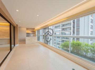 Apartamento · 139m² · 3 Quartos · 2 Vagas · Apartamento Quartier Brooklin pronto para morar andar alto vista livre